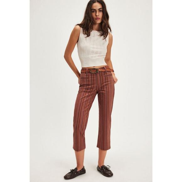 NWT Free People Ingrid Boot Crop Pants Size 6 - Picture 1 of 6